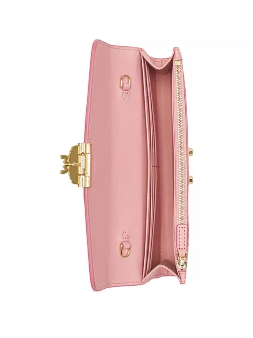 MCM Pink Logo Crossbody Bag with Gold Hardware authentic 100% - Picture 6 of 12